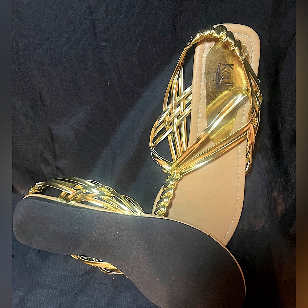 Gold Kalli Sandals size 10